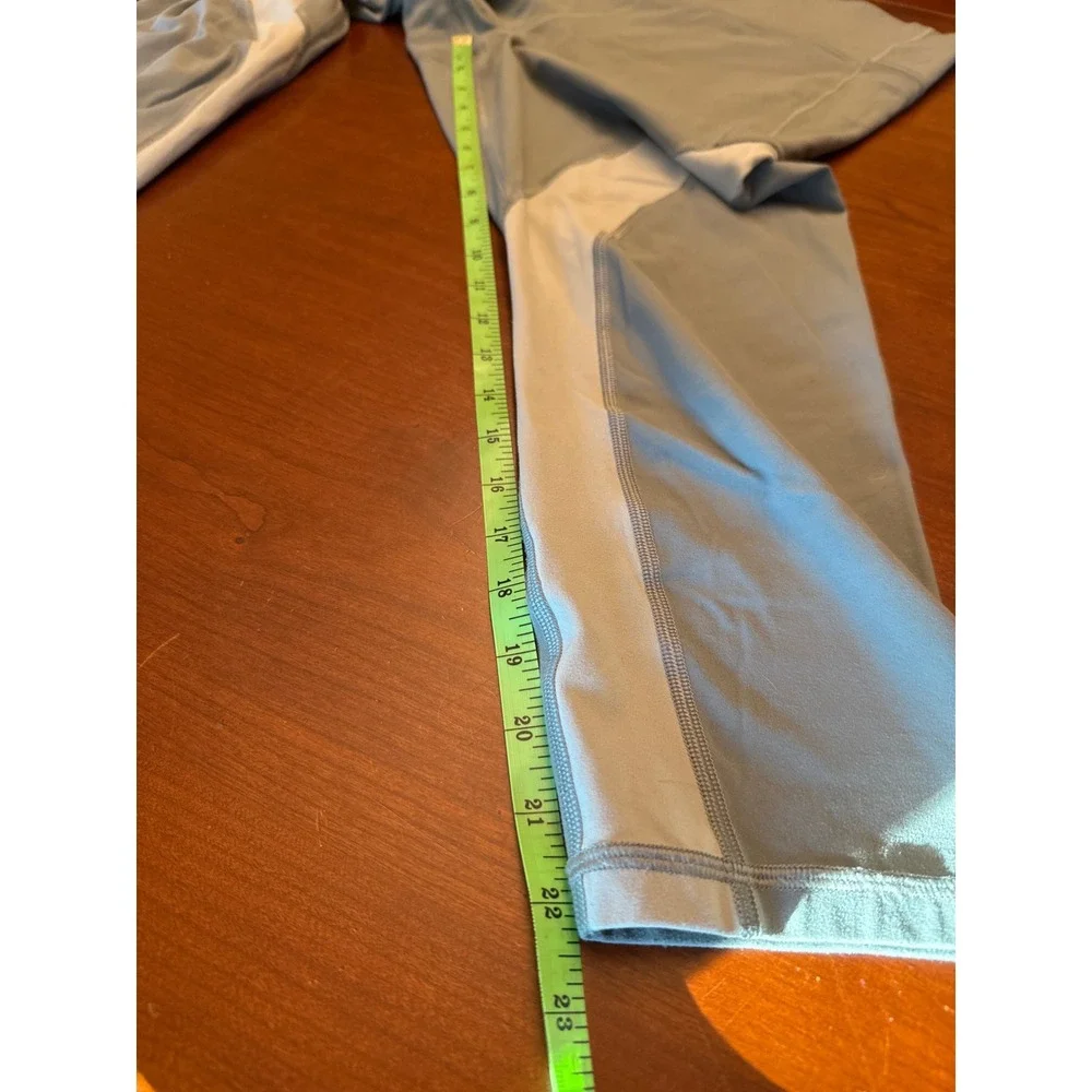 Athleta leggings XL Salutation Stash‎ pocket 7/8 tight green sage - Picture 4 of 11